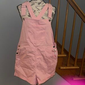 Pink Short Overalls